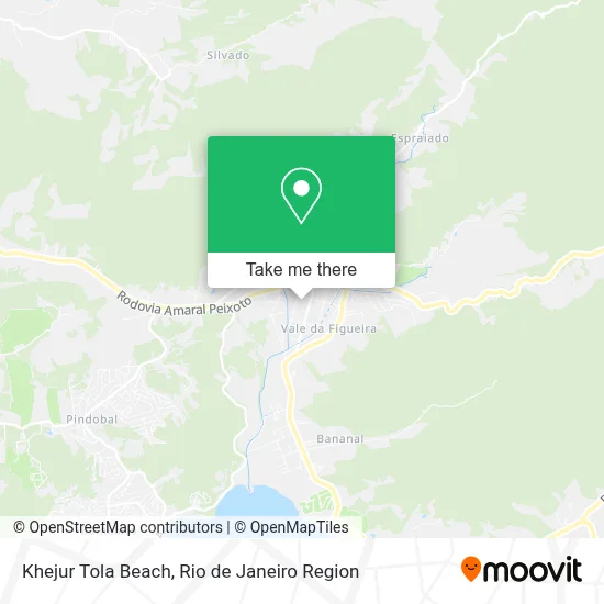 Khejur Tola Beach map