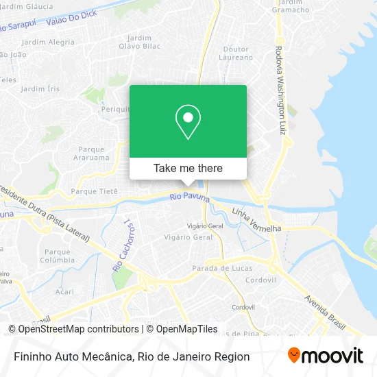 Fininho Auto Mecânica map