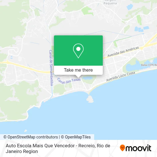 Auto Escola Mais Que Vencedor - Recreio map