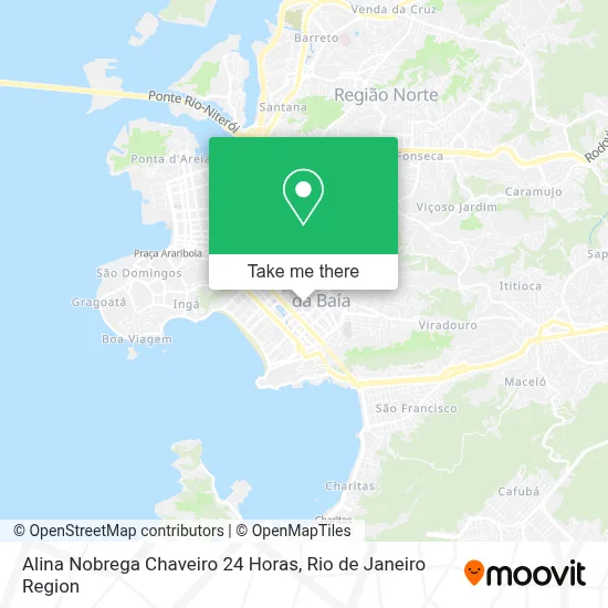 Alina Nobrega Chaveiro 24 Horas map