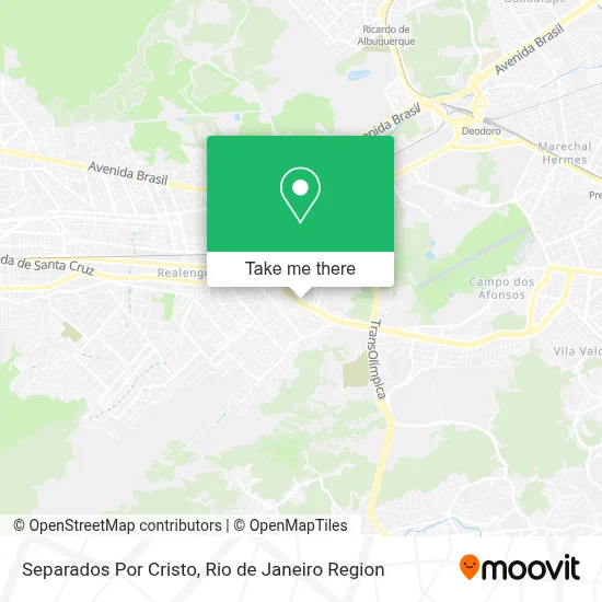 Separados Por Cristo map
