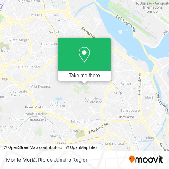 Monte Moriá map