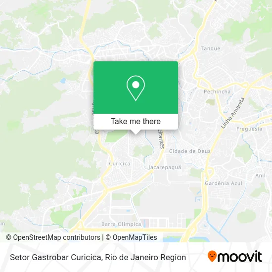 Setor Gastrobar Curicica map