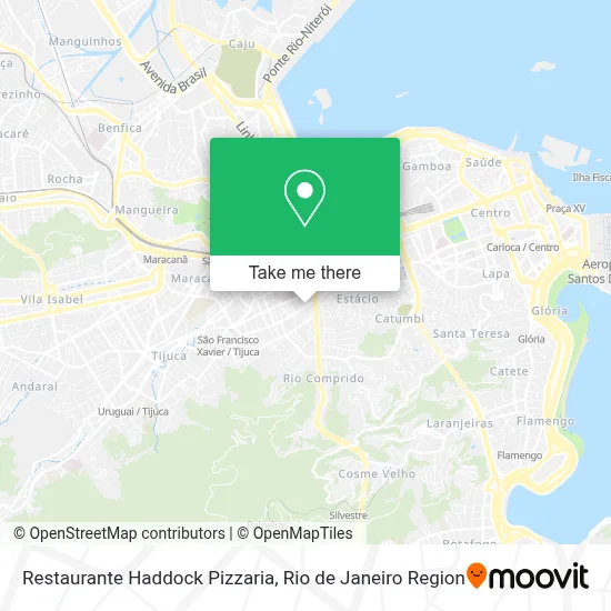Restaurante Haddock Pizzaria map