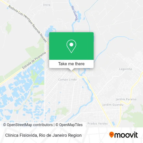 Clínica Fisiovida map