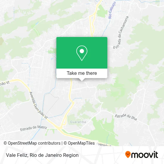 Vale Feliz map