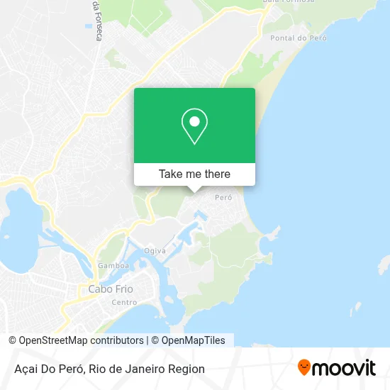 Açai Do Peró map