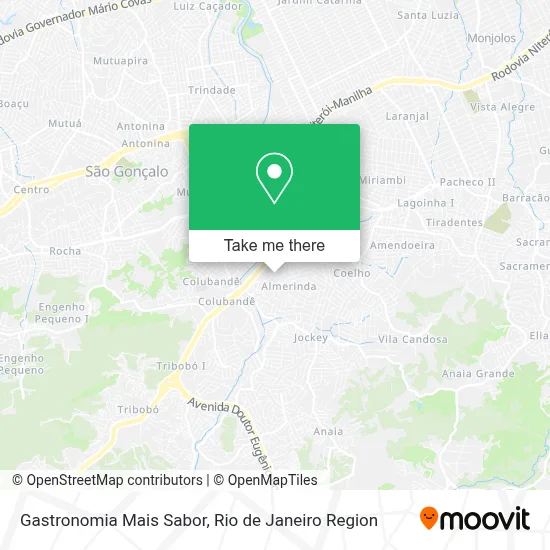 Gastronomia Mais Sabor map