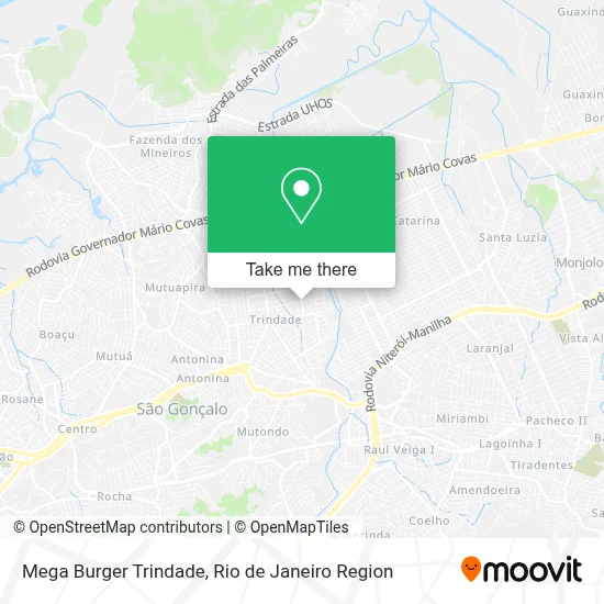 Mega Burger Trindade map