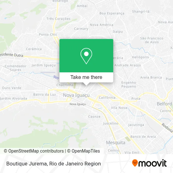 Boutique Jurema map
