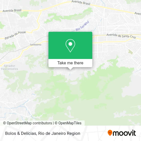 Bolos & Delícias map