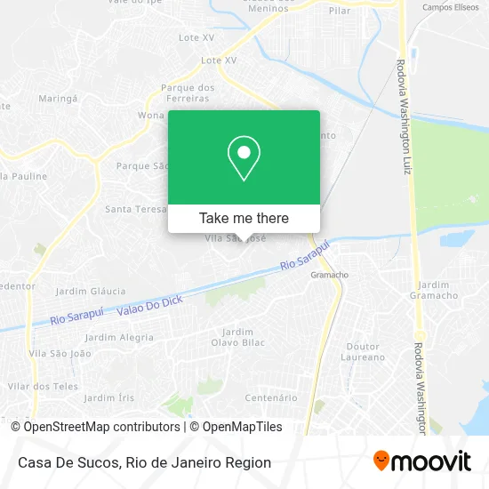 Casa De Sucos map