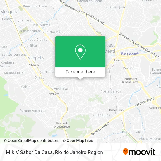 M & V Sabor Da Casa map