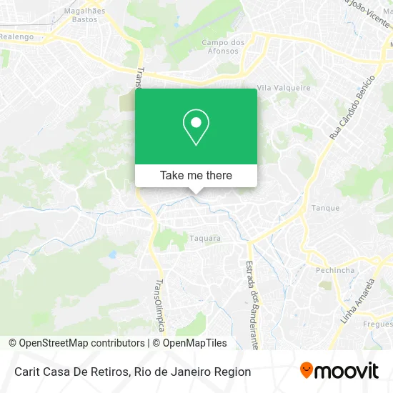 Carit Casa De Retiros map