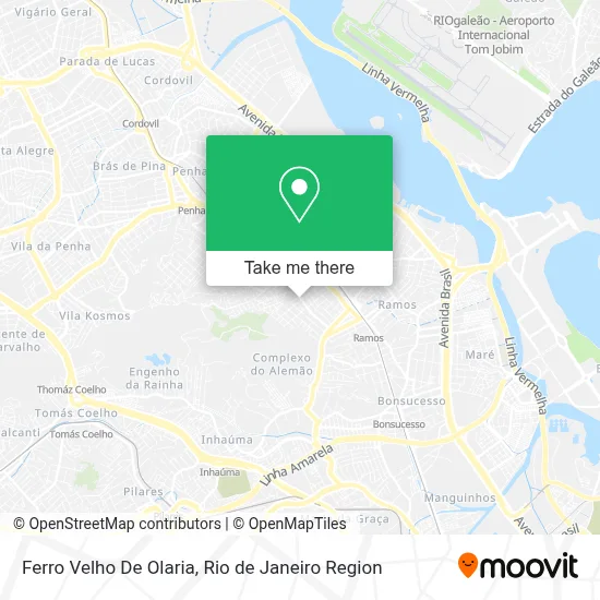 Ferro Velho De Olaria map