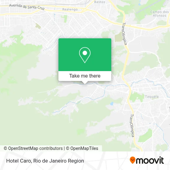 Hotel Caro map