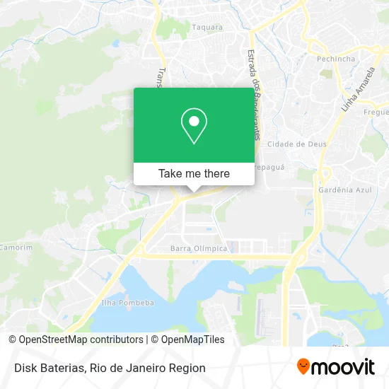 Disk Baterias map