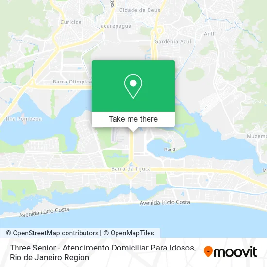 Three Senior - Atendimento Domiciliar Para Idosos map