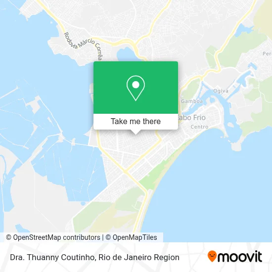 Dra. Thuanny Coutinho map