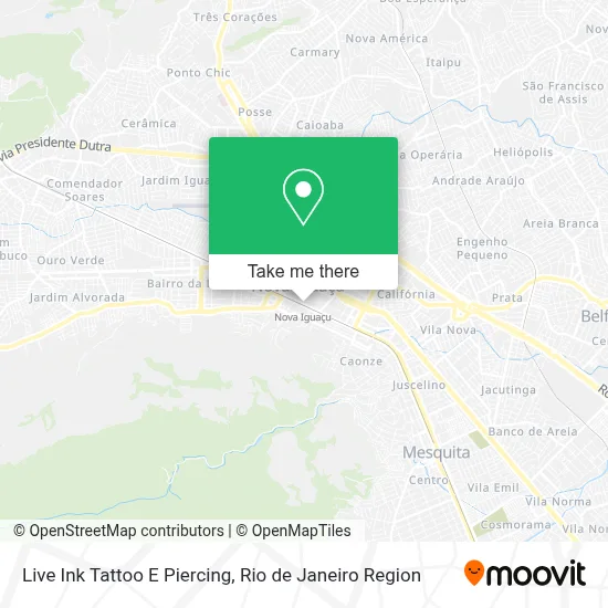 Live Ink Tattoo E Piercing map