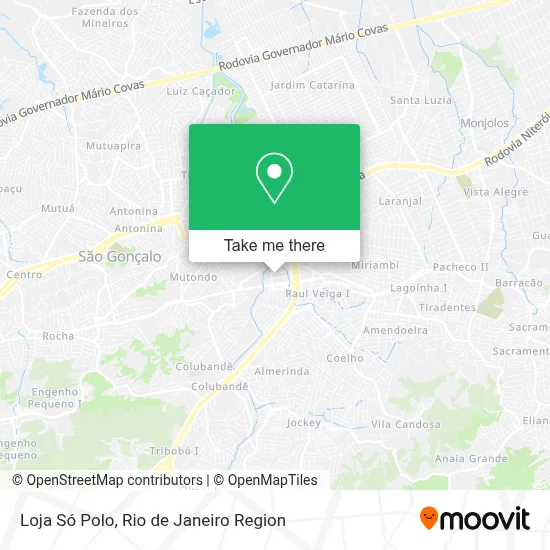 Loja Só Polo map