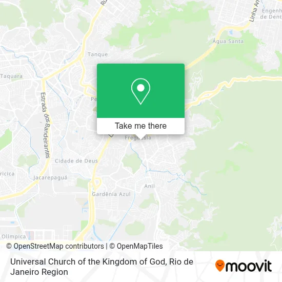 Igreja Universal Do Reino De Deus map