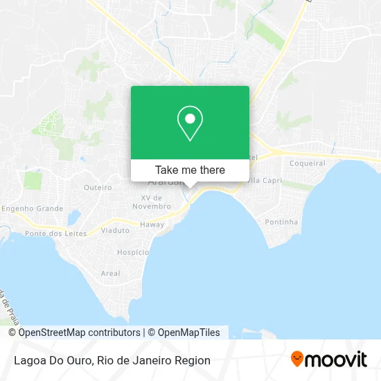 Lagoa Do Ouro map