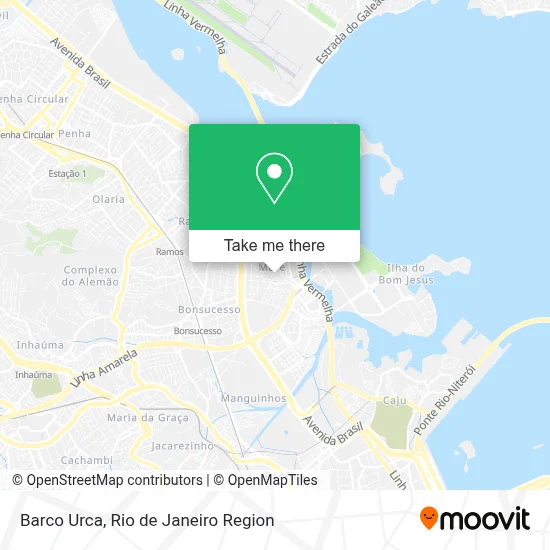 Barco Urca map