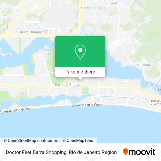 Doctor Feet Barra Shopping map