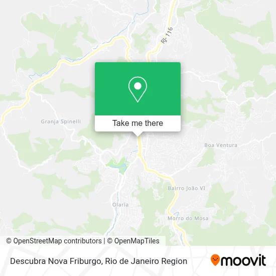 Descubra Nova Friburgo map