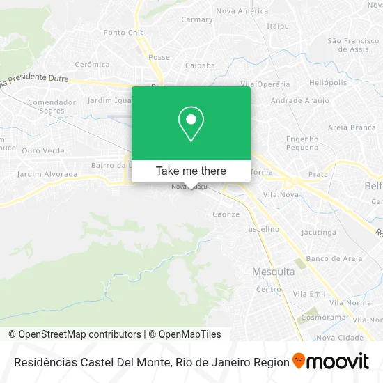 Residências Castel Del Monte map