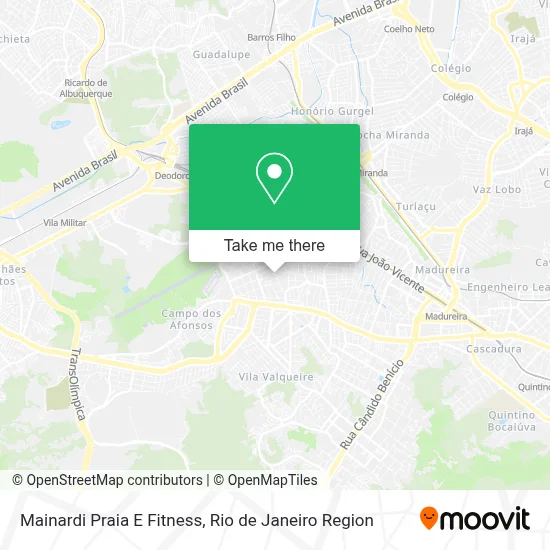 Mainardi Praia E Fitness map