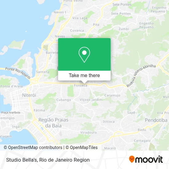 Studio Bella's map