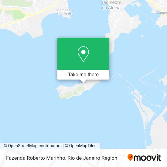 Fazenda Roberto Marinho map