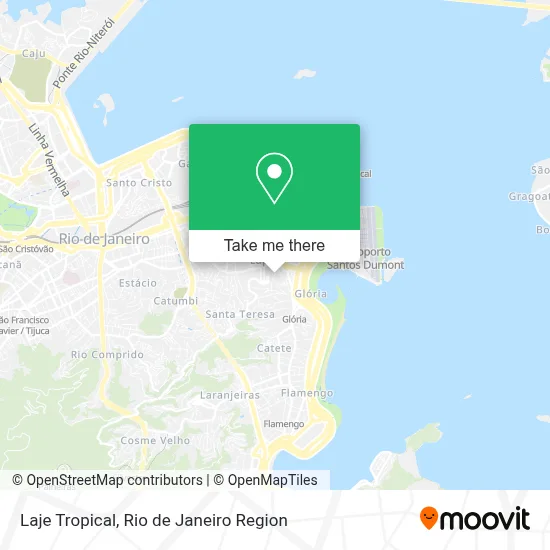 Laje Tropical map