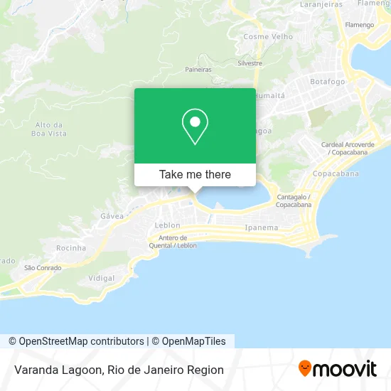 Varanda Lagoon map