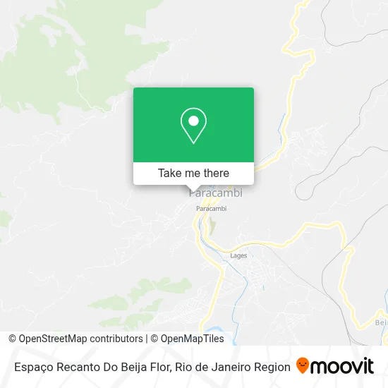 Espaço Recanto Do Beija Flor map