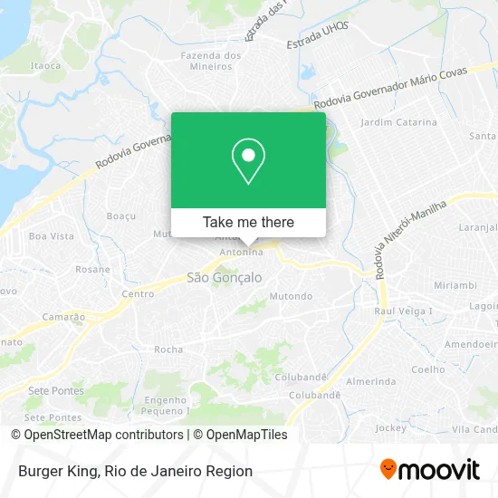 Burger King map