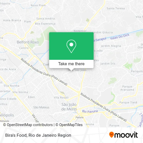 Bira's Food map