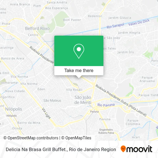 Delicia Na Brasa Grill Buffet. map