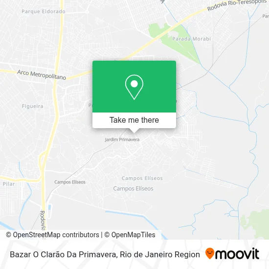 Bazar O Clarão Da Primavera map