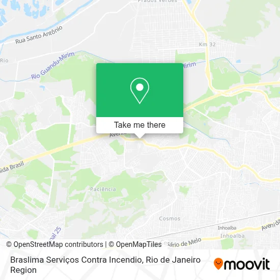 Braslima Serviços Contra Incendio map