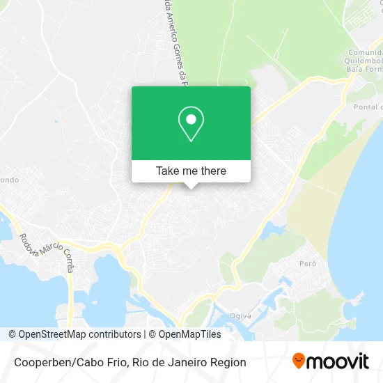 Cooperben/Cabo Frio map