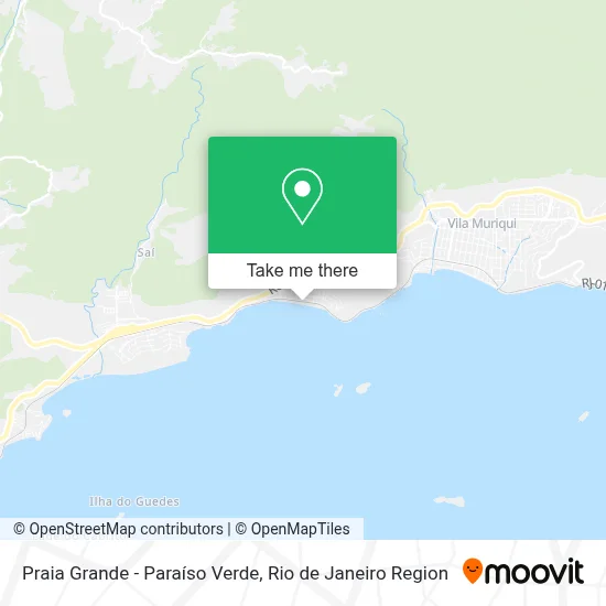 Praia Grande - Paraíso Verde map