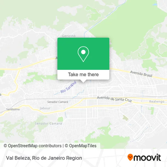 Val Beleza map