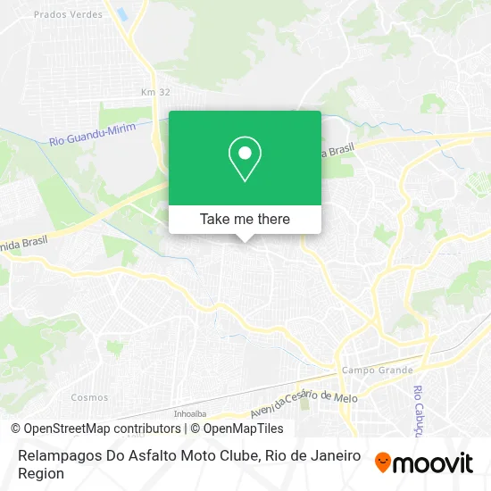 Relampagos Do Asfalto Moto Clube map