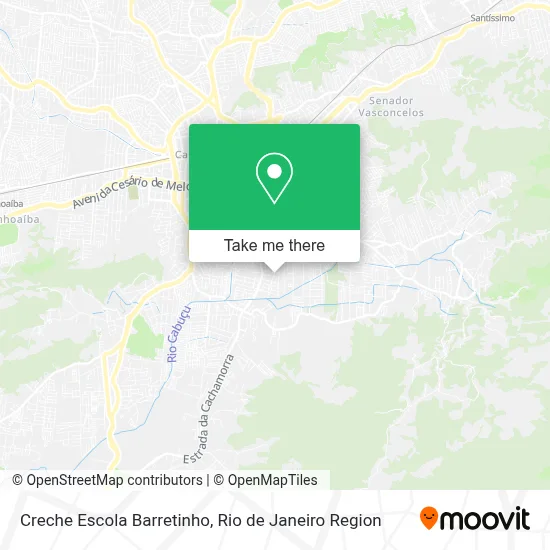 Creche Escola Barretinho map