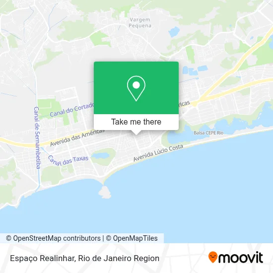 Espaço Realinhar map