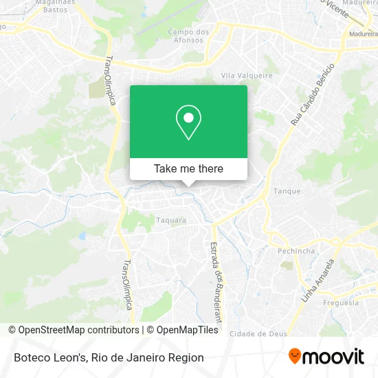 Boteco Leon's map