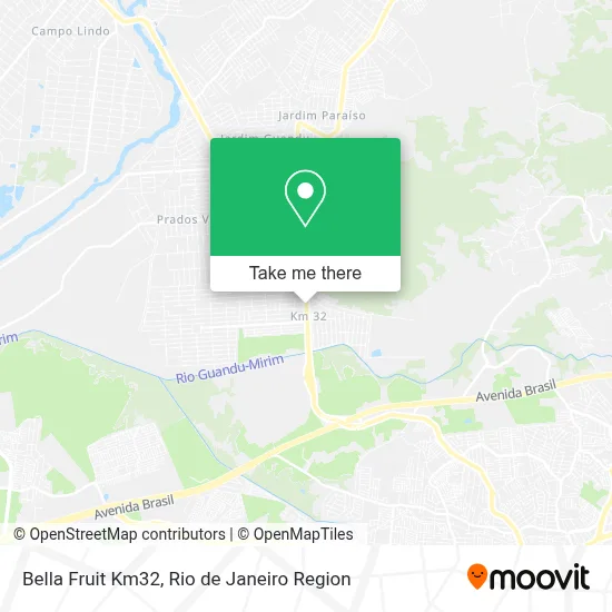 Bella Fruit Km32 map